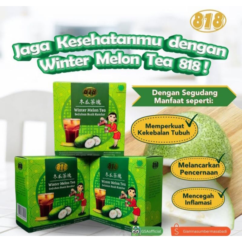 

winter melon tea sugar tea / minuman segar winter melon / teh buah kundur original / minuman kesehatan / tea taiwan / minuman herbal teh