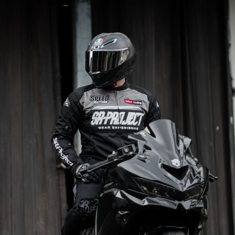 JAKET MESH SR-PROJECT RIDERA GREY