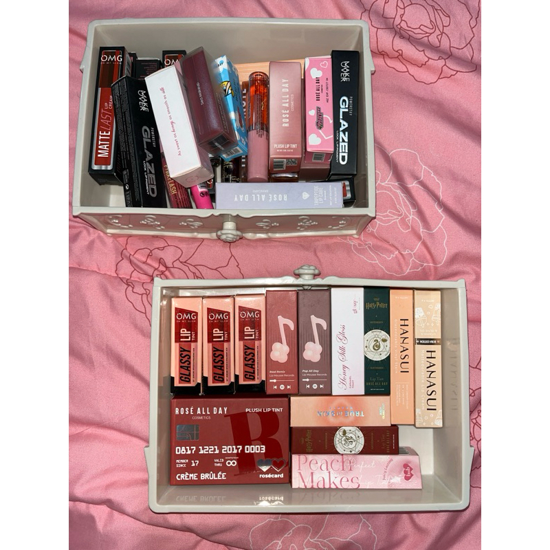 [FOR SALE UNDER 50k] Hi Gurls! I Rose All Day Lip Mousse, Plush Lip Tint, Harry Potter I Hanasui Vin