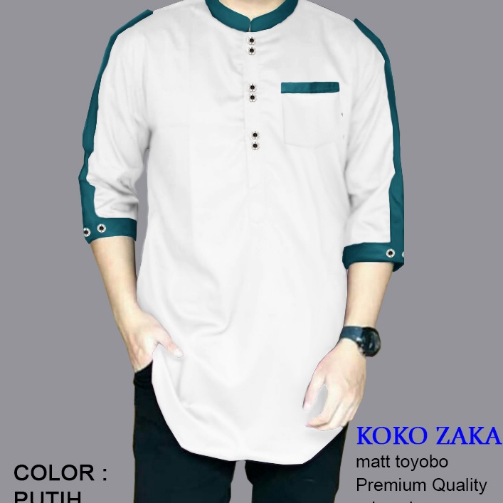 JM KOKO ZAKA Baju Koko Qurta PriaBaju Koko Pria TerbaruTermurahTerlaris