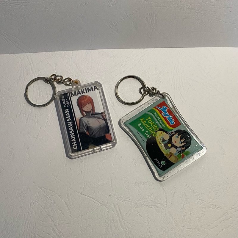 Gantungan kunci Makima & Muichiro