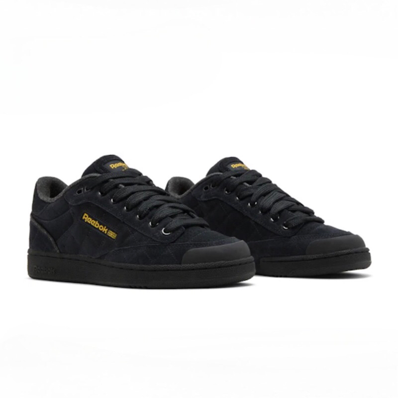 Sepatu Sneakers Pria Reebok X Beams Club C Bulc Black Team Yellow