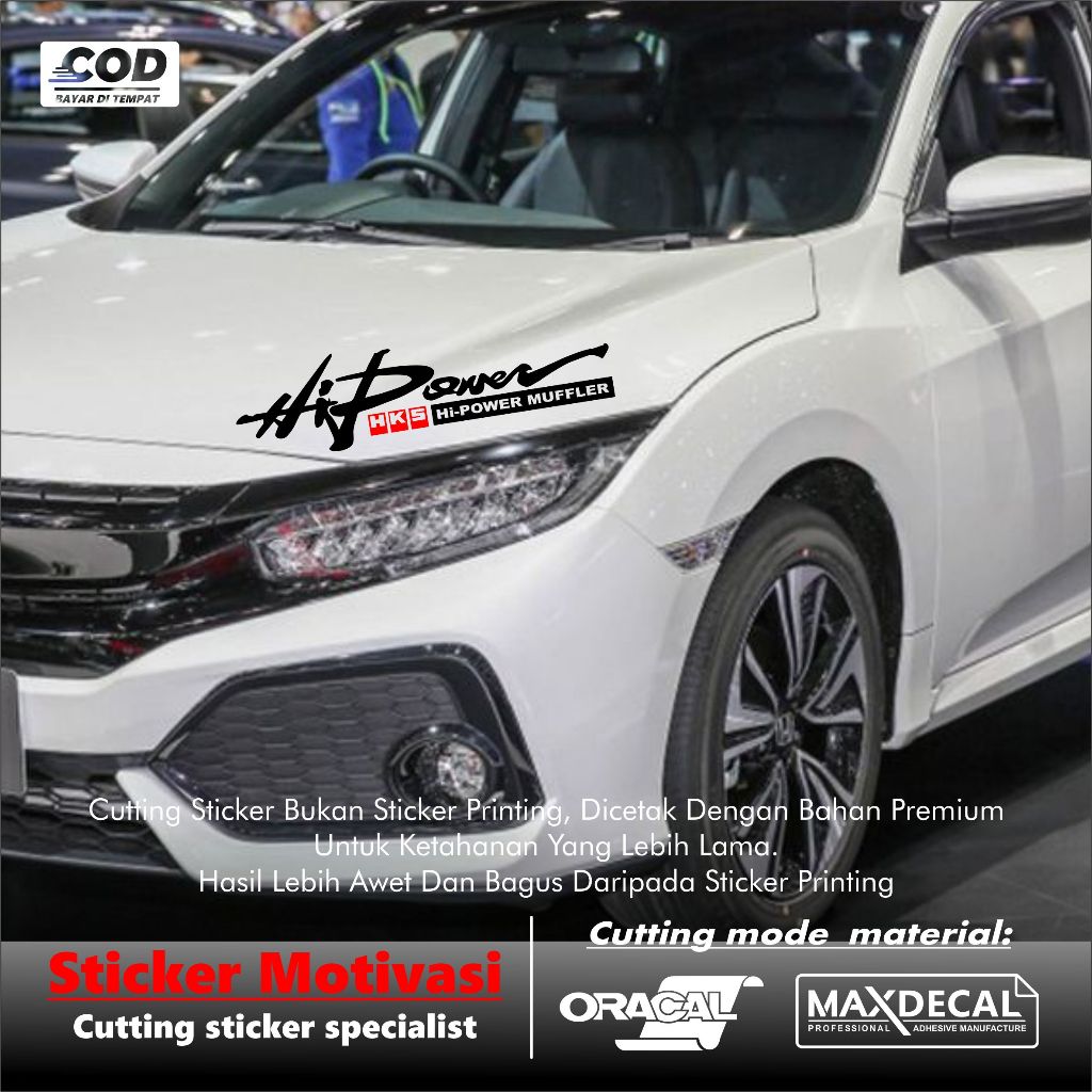 Stiker HKS Hi Power