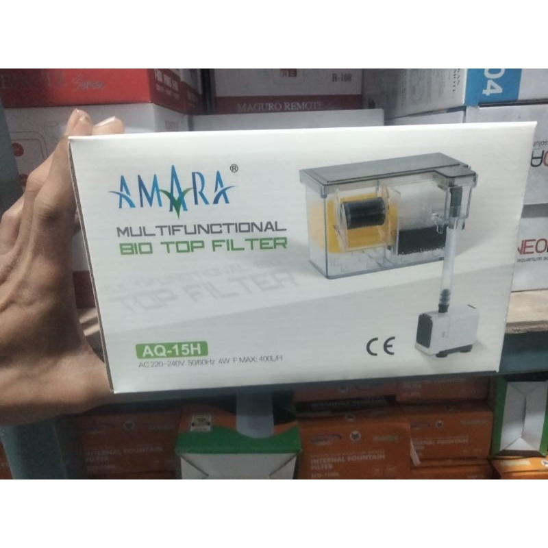 Box Multifuctional Bio Top Filter aquarium Sobo Amara AQ 15H