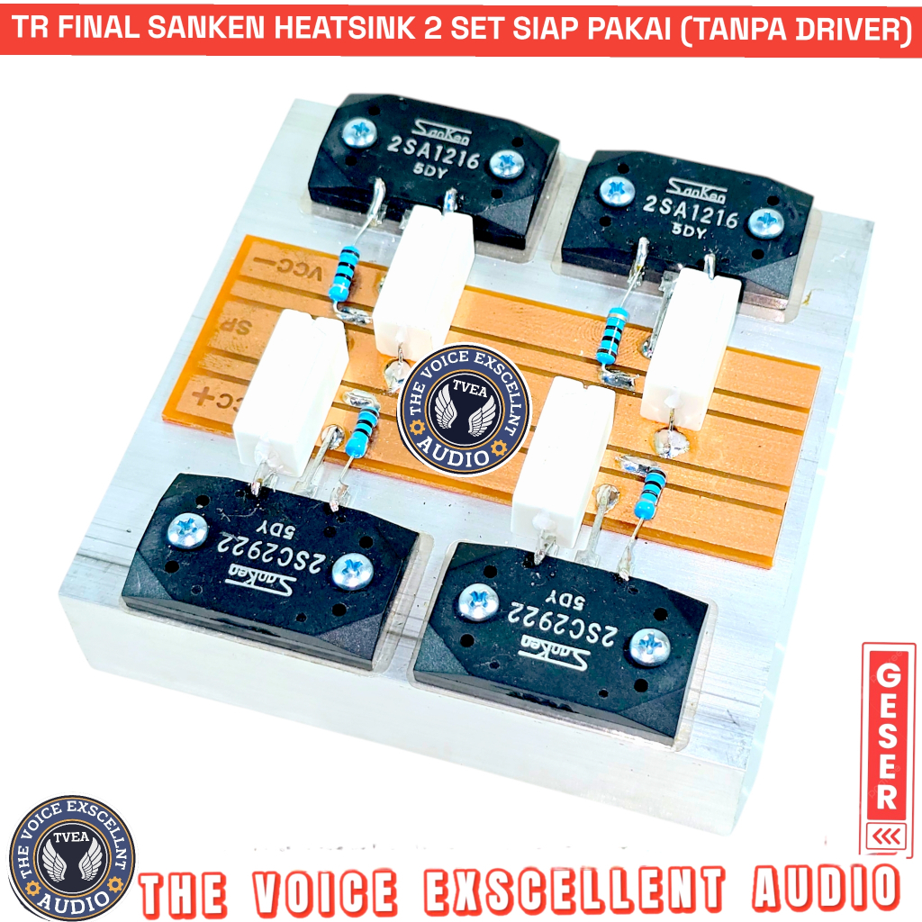 Pendingin Amplifier Plus Final 2 Set Final Sanken 5DY