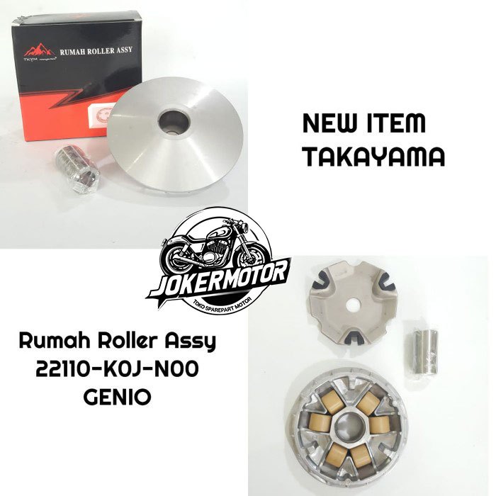 RUMAH ROLLER ASSY KOMPLIT BEAT K1A GENIO - TAKAYAMA
