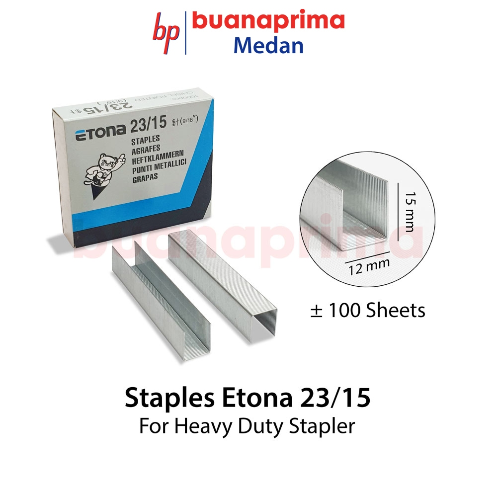 ISI STAPLER ETONA 23/15 Staples Untuk Hekter Jilid Besar Heavy Duty