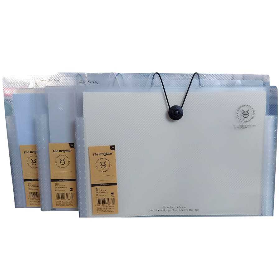 

EXP FILE A4 G0287 WENGU EXPANDING FILE MAP PLASTIK A4 8 POCKET