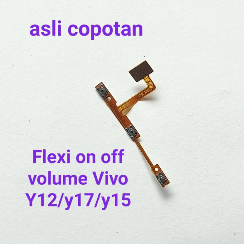 Fleksibel Flexible On Off Volume Vivo Y12  Y15  Y17 Y11 Y12i Second Ori Copotan