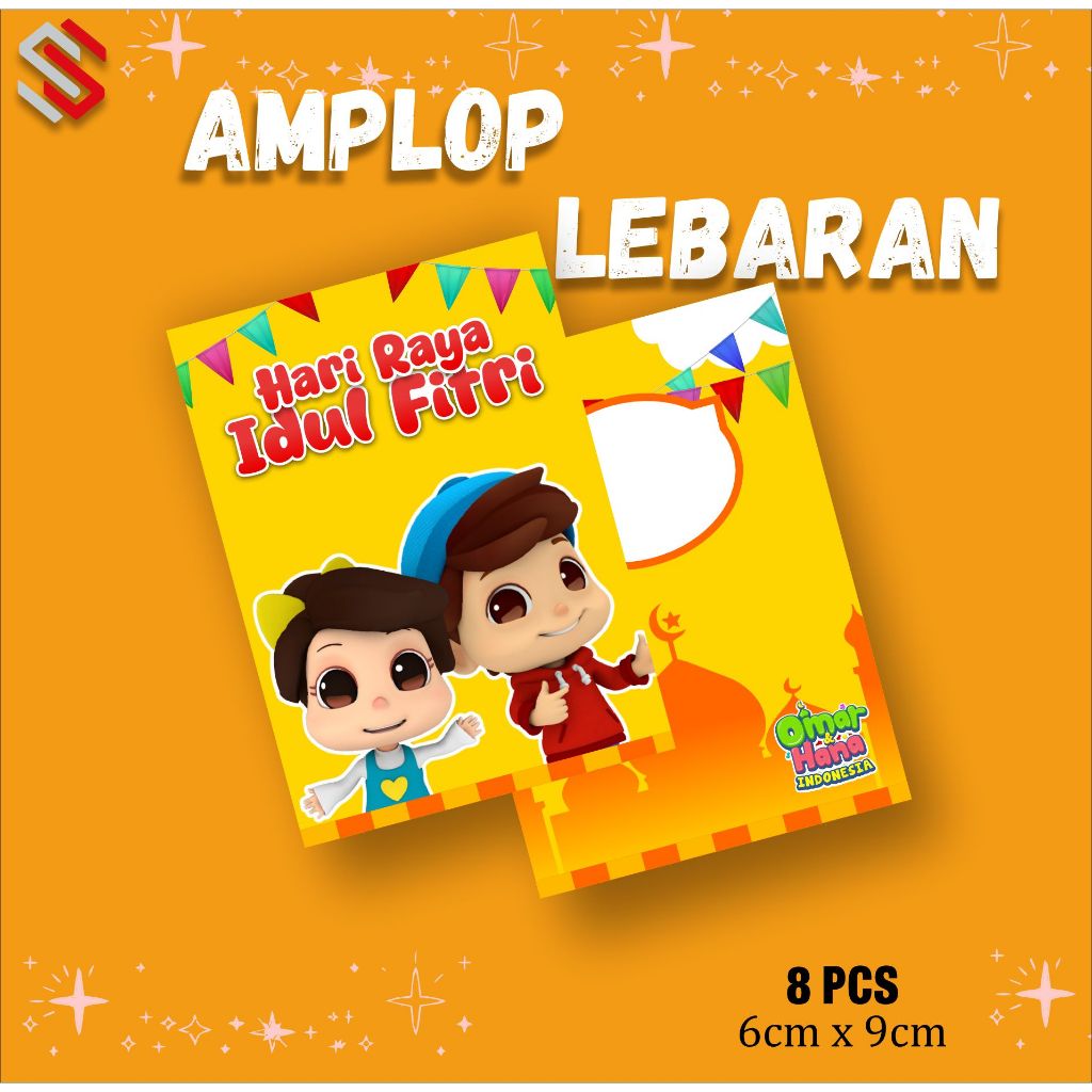 

Amplop Lebaran Karakter Idul Fitri Sedang Uang Lipat