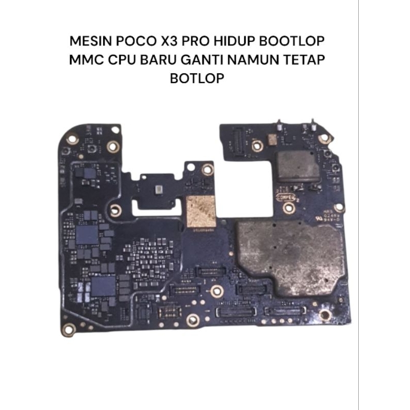 MESIN POCO X3 PRO RAM 8/256 BOOTLOP MMC CPU BARU GANTI NAMUN GAK MAU HIDUP JUAL APA ADANYA