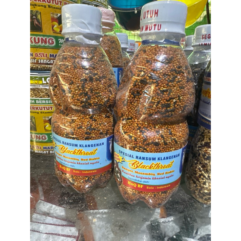 Pakan Burung Blackthroat