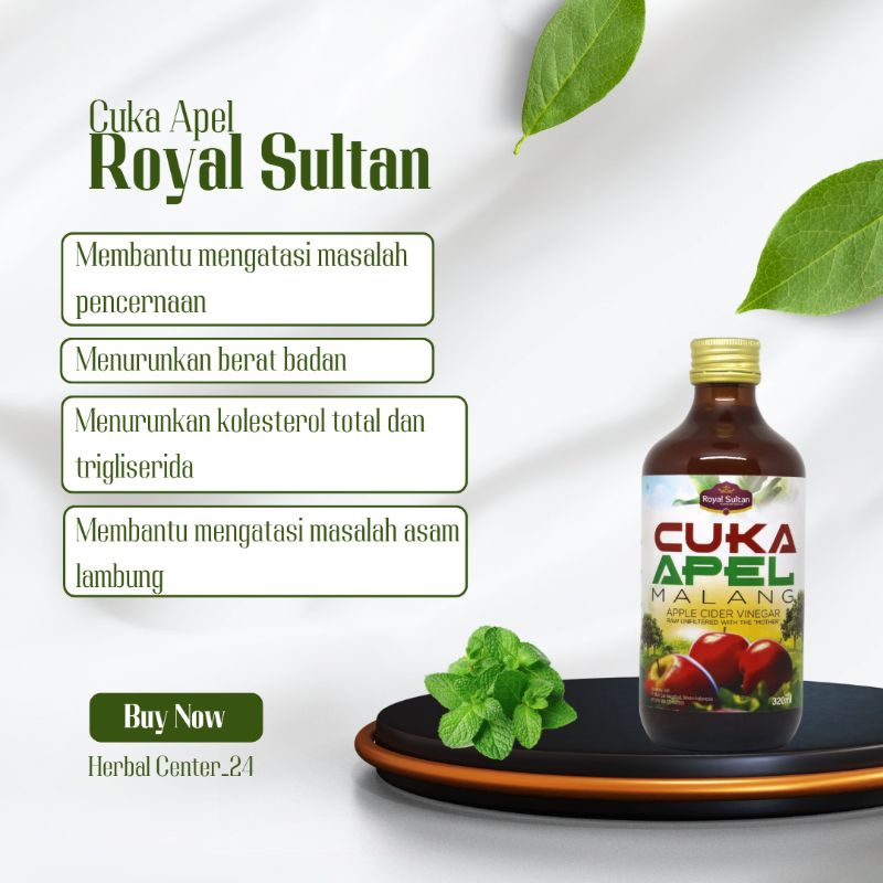 

Cuka Apel Royal Sultan || Cuka Apel Batu Malang 300 ML