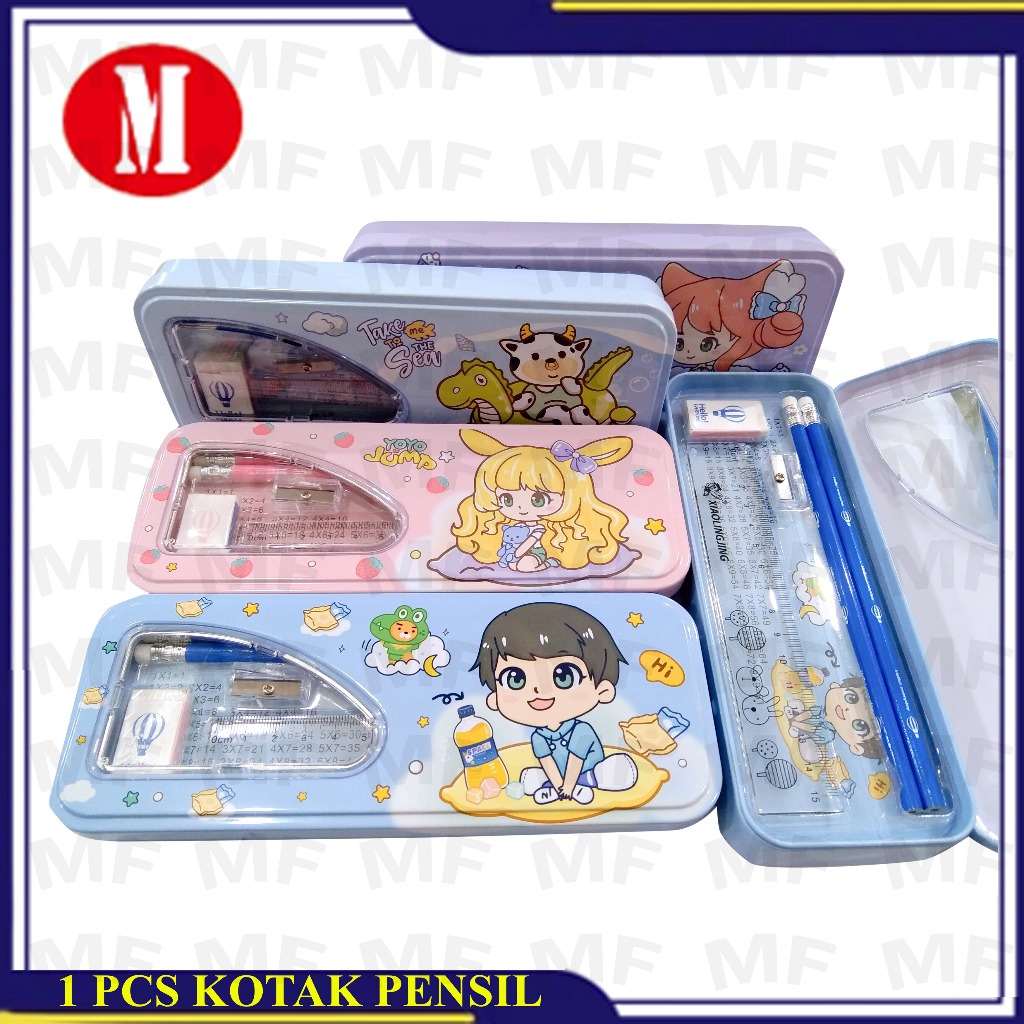 

Kotak Pensil Kaleng Set Alat Tulis No:B-560-29