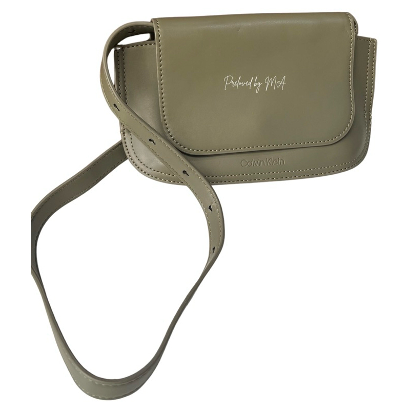 Preloved CALVIN KLEIN Mini Sling Bag Olive Green