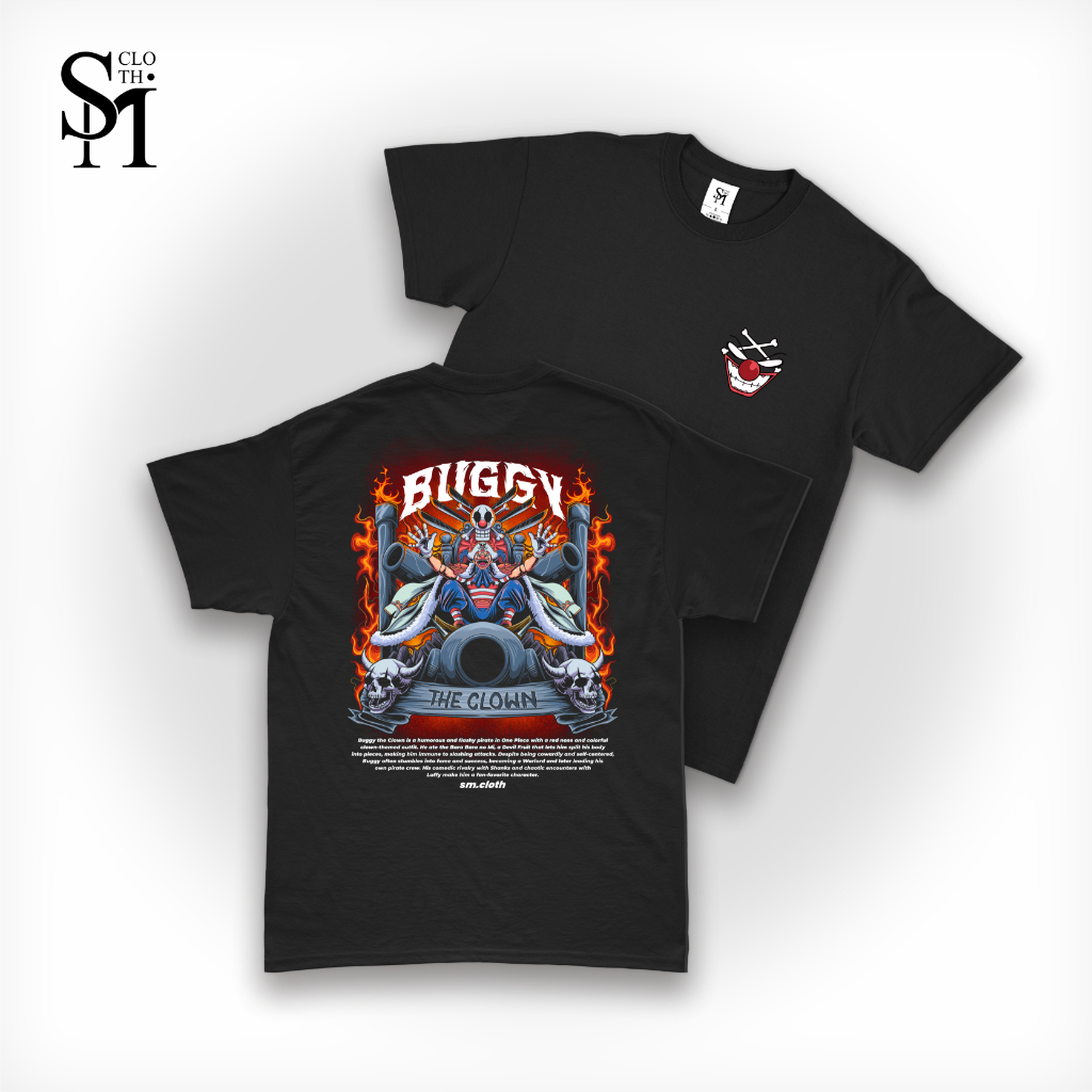 SM Cloth - Kaos Anime The Clown Buggy One Pice