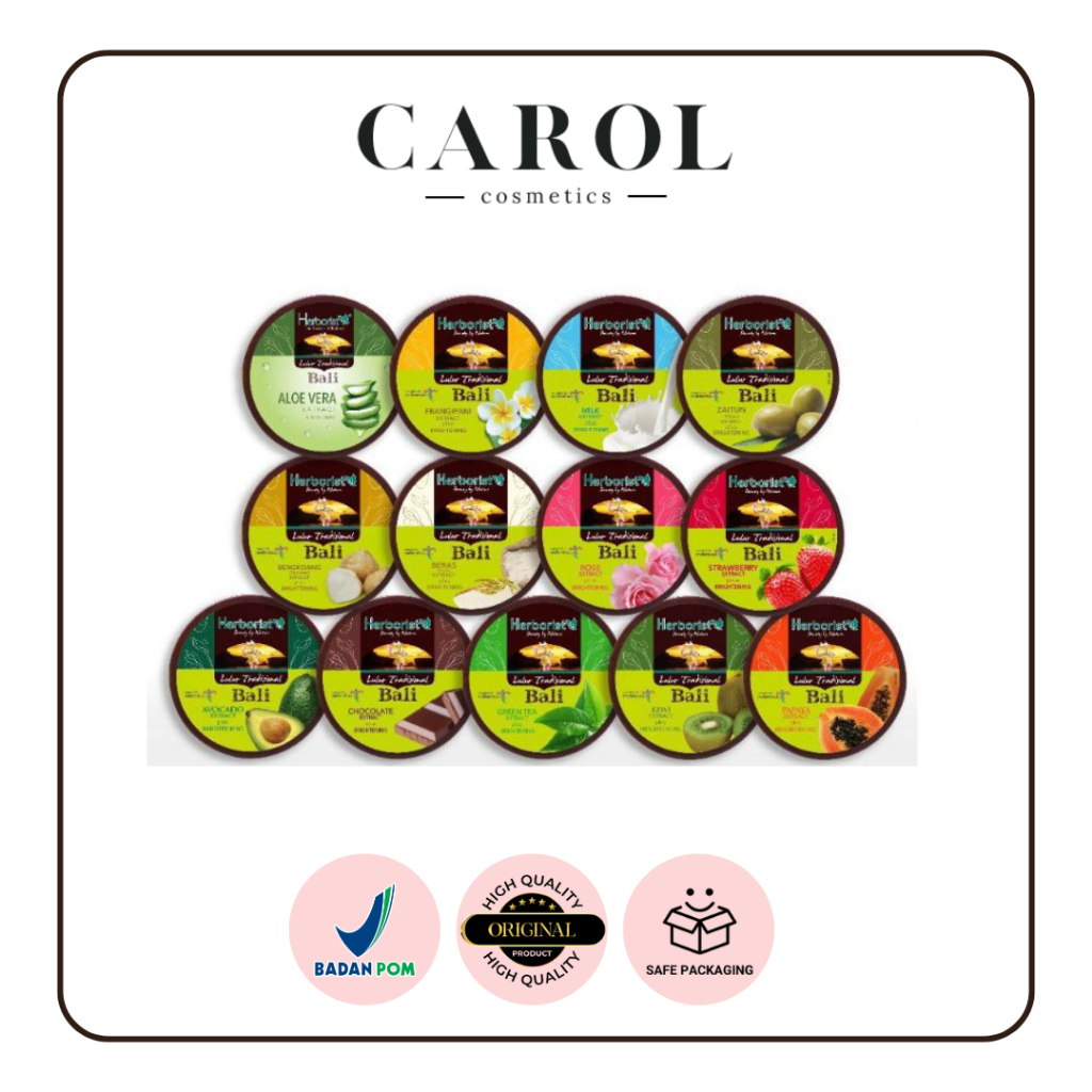 HERBORIST Lulur Tradisional Bali 200g / Lulur Herborist