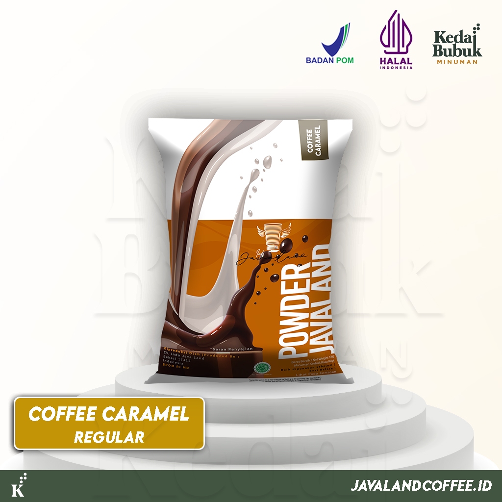 

Javaland Bubuk Minuman Rasa Coffee Caramel / Kopi Karamel 1Kg - Regular Plain | Bubble Powder Drink