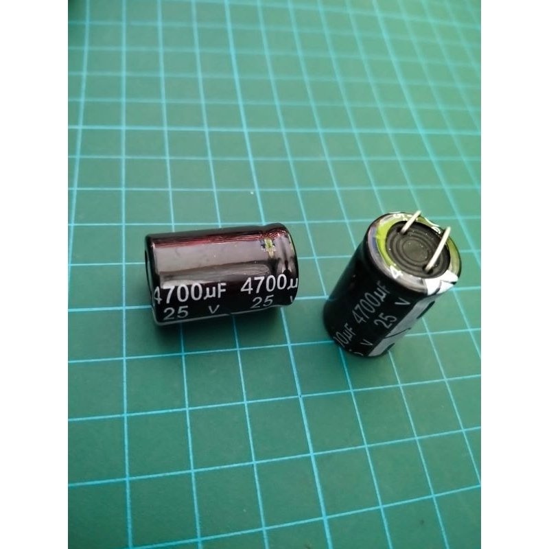 1pc ELCO 4700 25V KAPASITOR 4700UF/25V elco capasitor 4700uf 25v kualitas bagus