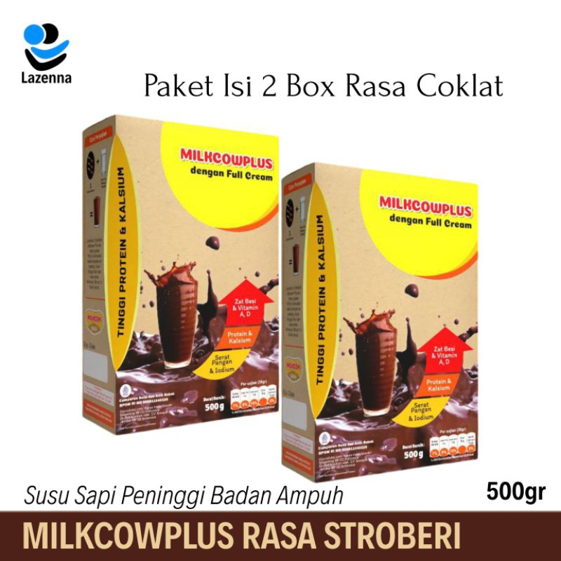 

PAKET ISI 2 BOX MILKCOWPLUS PENINGGI RASA COKLAT TINGGI KALSIUM
