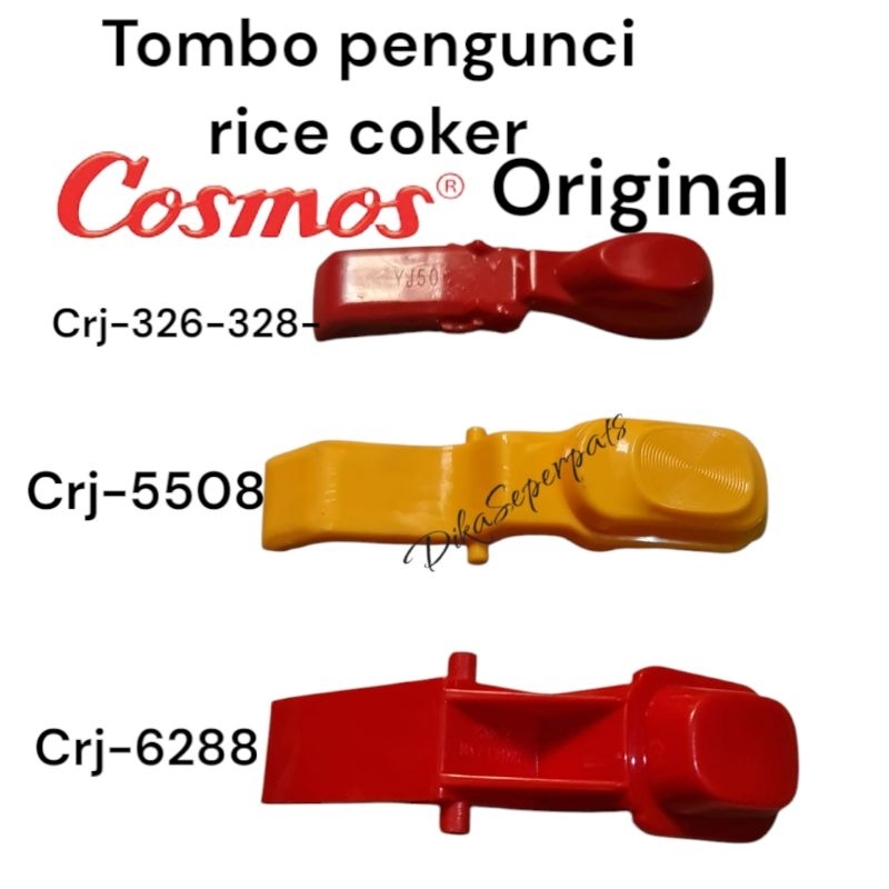 tombol pengunci tutup rice cooker magicom cosmos oringinal