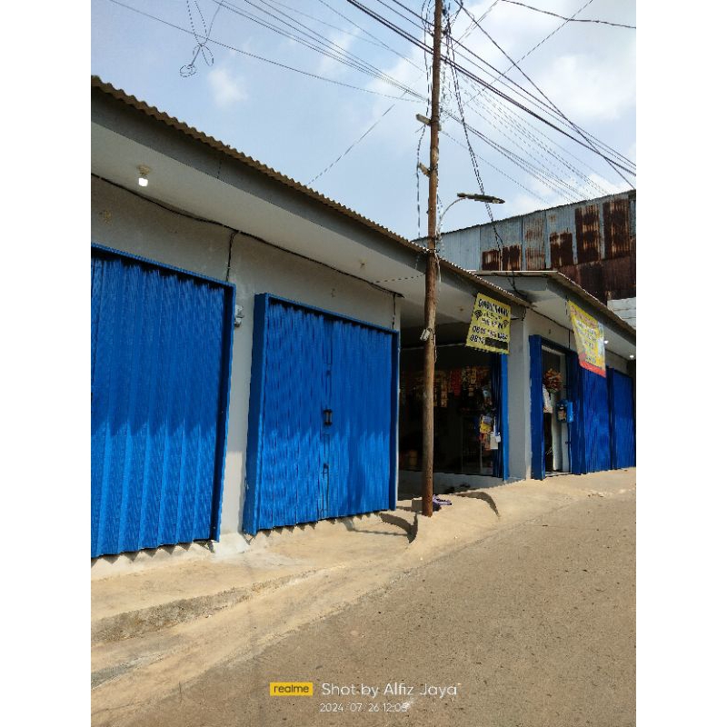 Folding Gate Custom Ukuran 05 Galvalum L.3m² T.2,5