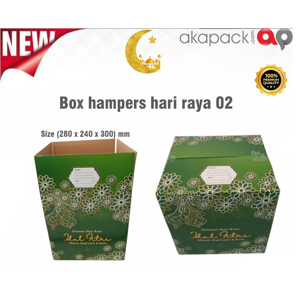 

KARDUS LEBARAN HAMPERS PARCEL SIZE 34x29cm