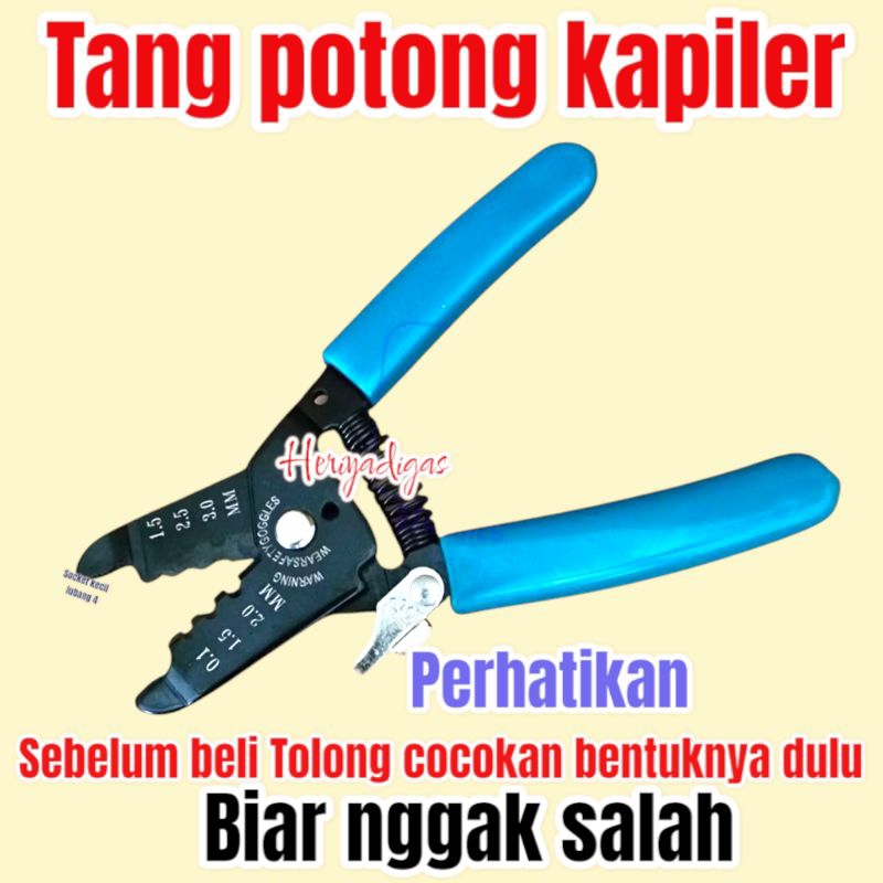 tang potong kapiler