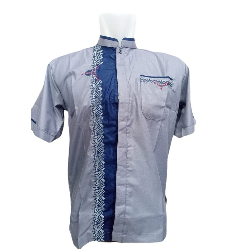 Koko syamil lengan pendek atau panjang bahan katun