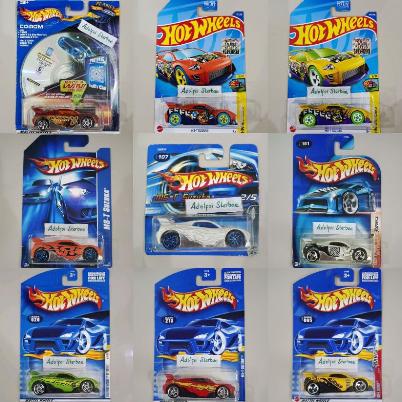 hotwheels hot wheels ms-t mst suzuka mstsuzuka tech tuners yokohama eibach springs cd-rom cd rom pro