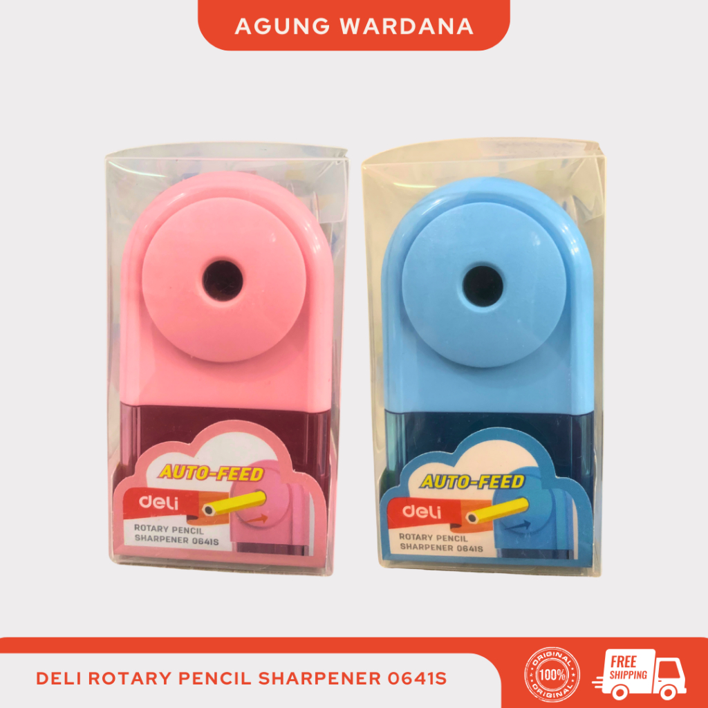 

Deli Rotary Pencil Sharpener 0641S Rautan Pensil Putar
