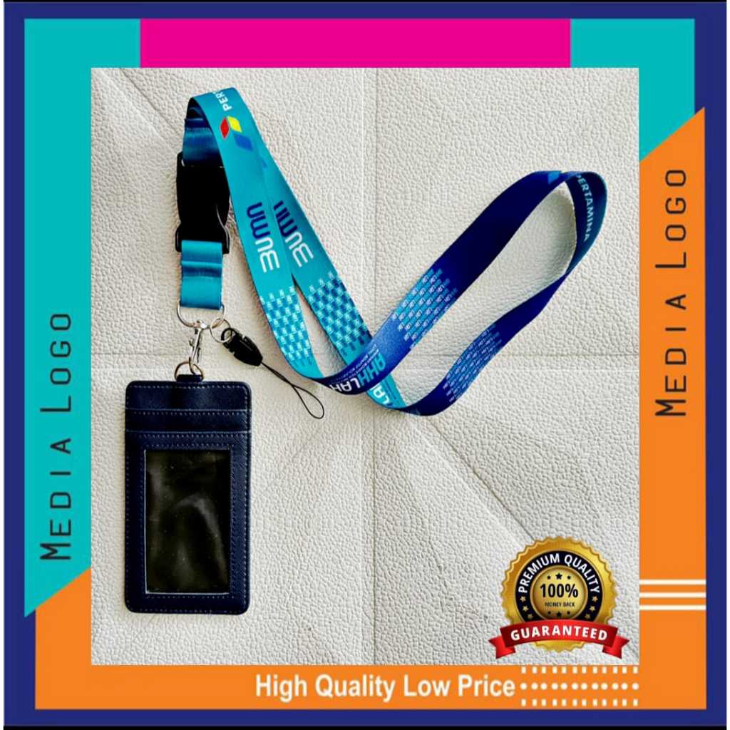 

BUMN PERTAMINA Lanyard / Tali Gantungan ID Card Free Strap Gantungan HP/Flashdisk/Kunci