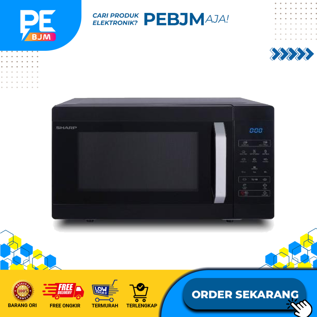 MICROWAVE OVEN SHARP 23 LITER R-223DA-BK GARANSI RESMI