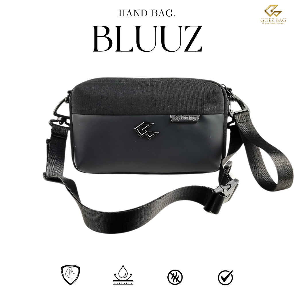 Tas Murah Berkualitas GOEZ BAG - Handbag BLUUZ Exclusive Tas Tangan Pria Sling Bag Tas Slempang Wate