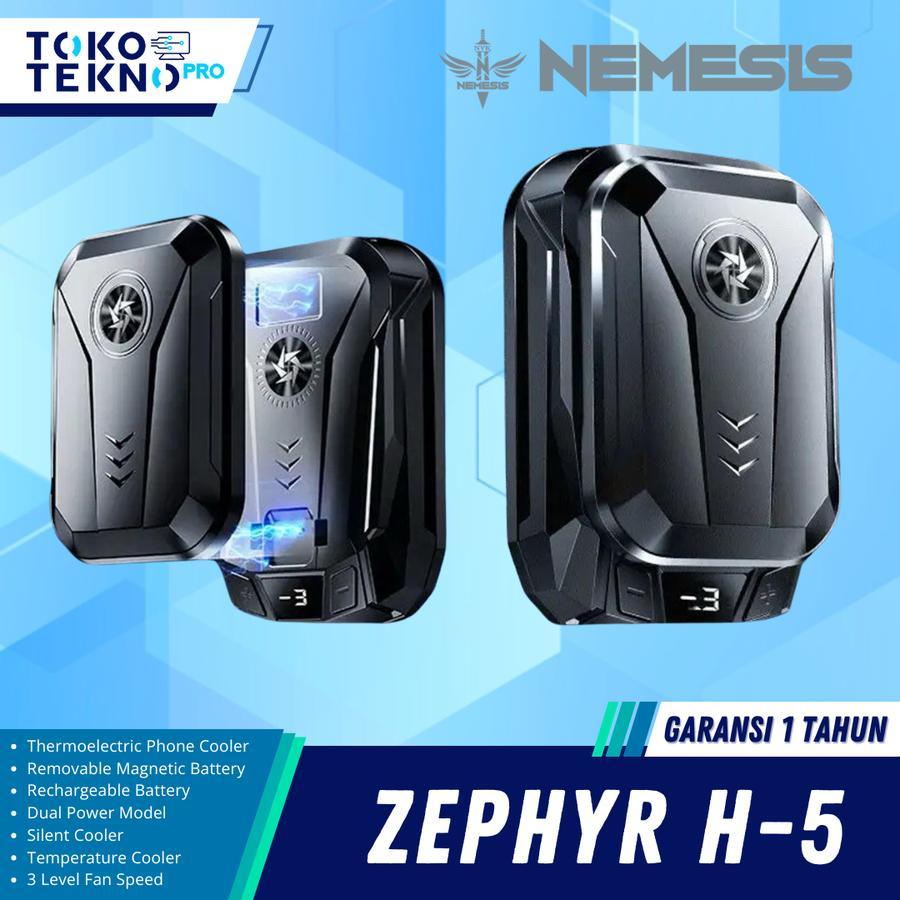 NYK Nemesis Zephyr H5 / H-5 ThermoElectric Fan HP / Handphone Fan Cooler With Removable Battery