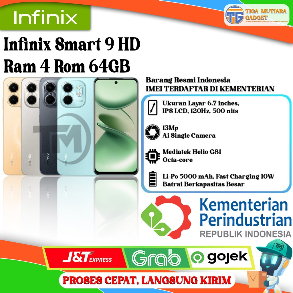 Infinix Smart 9 HD Ram 4 Rom 64GB