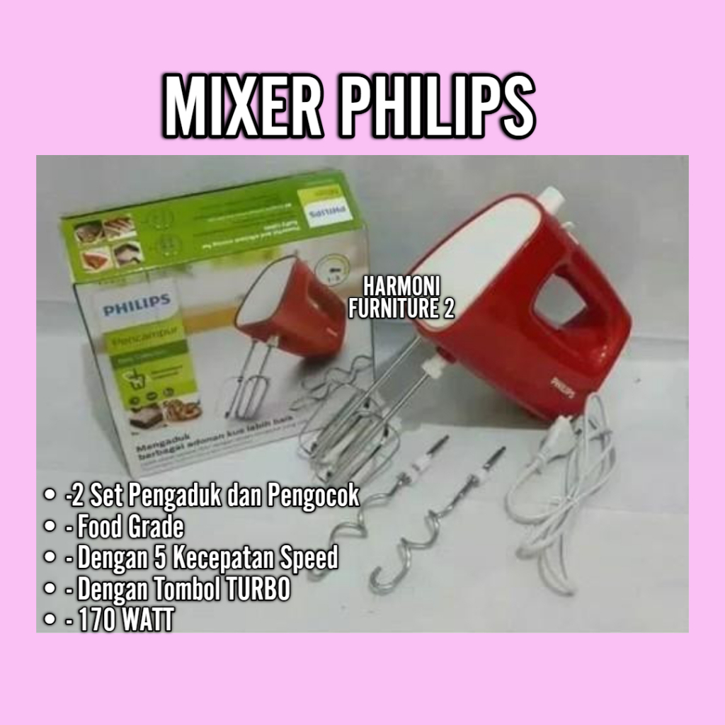 MIXER PHILIPS HR-1552 HAND MIXER PHILIPS HR 1552