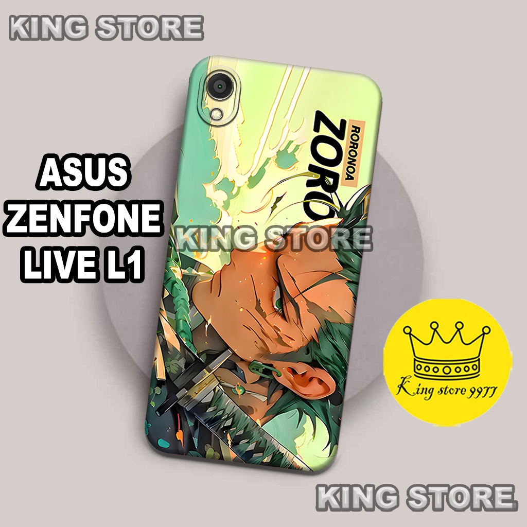 (KS2)  Softcase karet  untuk ASUS ZENFONE LIVE L1 2024  Motif gambar Anime/casing  ASUS ZENFONE LIVE
