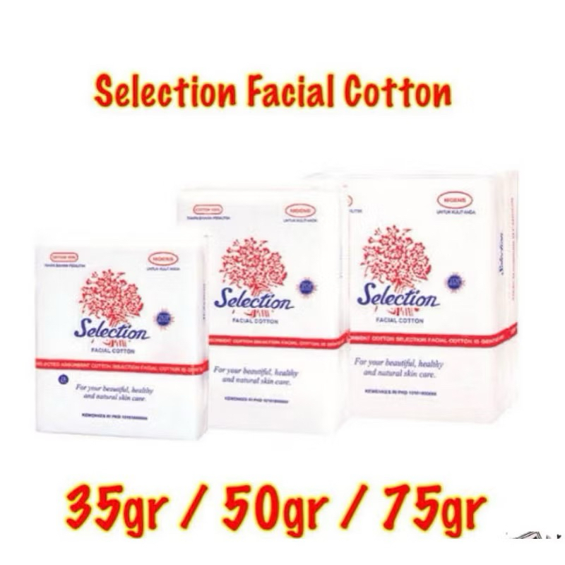 Kapas selection 75gram / kapas pembersih wajah 75 gram