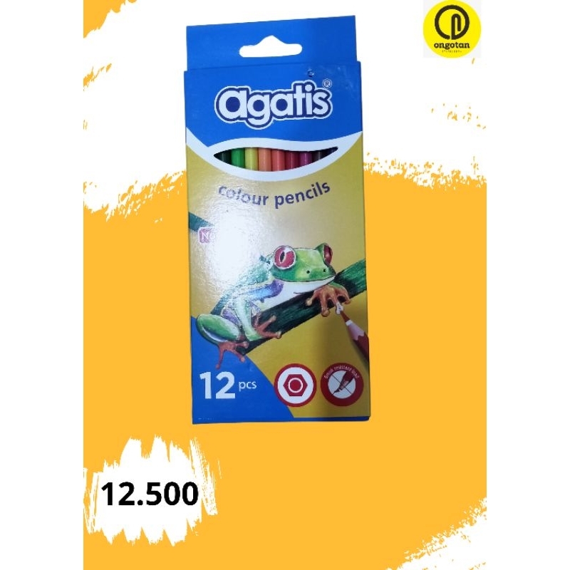 

Pensil Warna Merk Agatis panjang isi 12