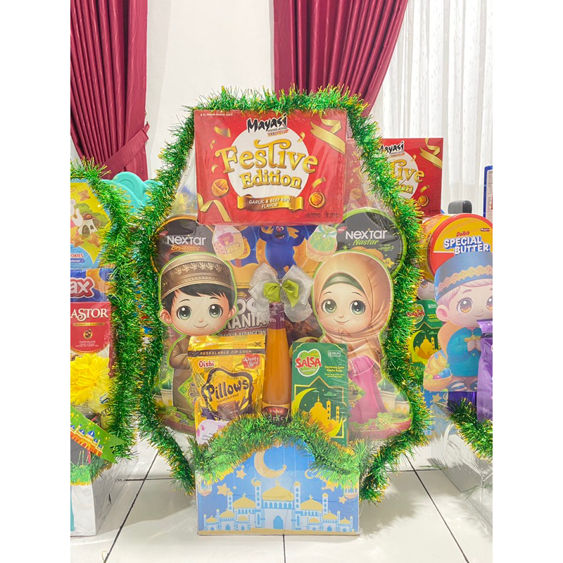 

Ready instan Parcel piramid segita rumah hampers parsell lebaran idul fitri ramadhan parcel natal chistmast