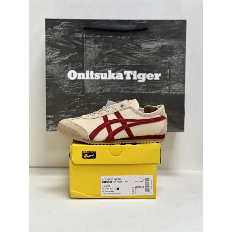Onitsuka Tiger super deluxe beige maroon
