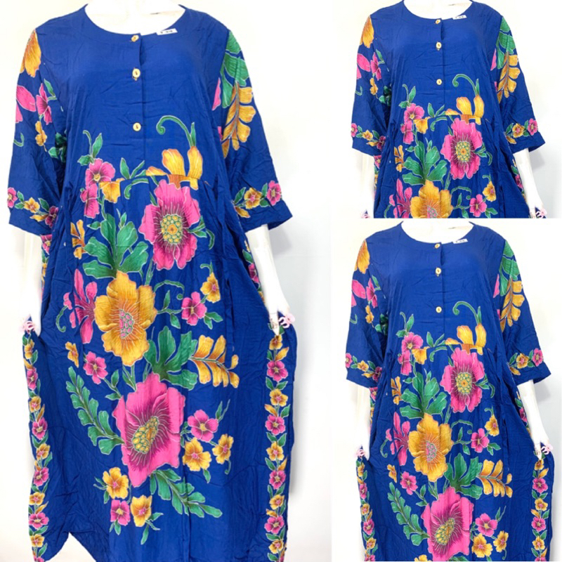 Sikobajutidur - Longdress Gajah Putih Tali 4 | Daster Busui | Daster Gajah putih | Batik Gajah Putih