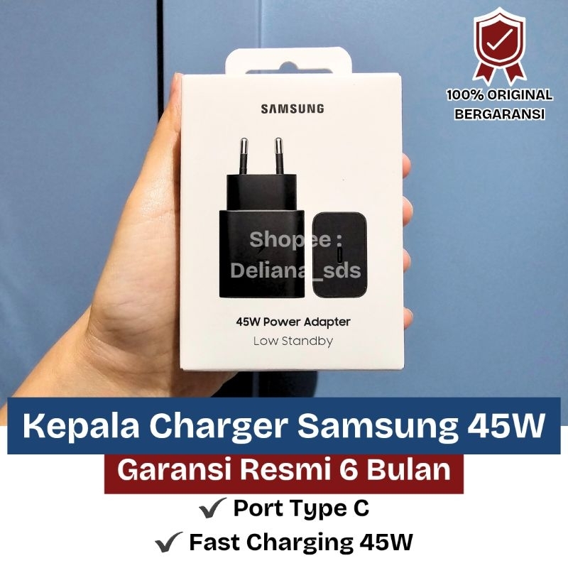Charger Samsung 45W Garansi Resmi 6 Bulan Kepala Charger Samsung Fast Charging 45W Adaptor Samsung 4