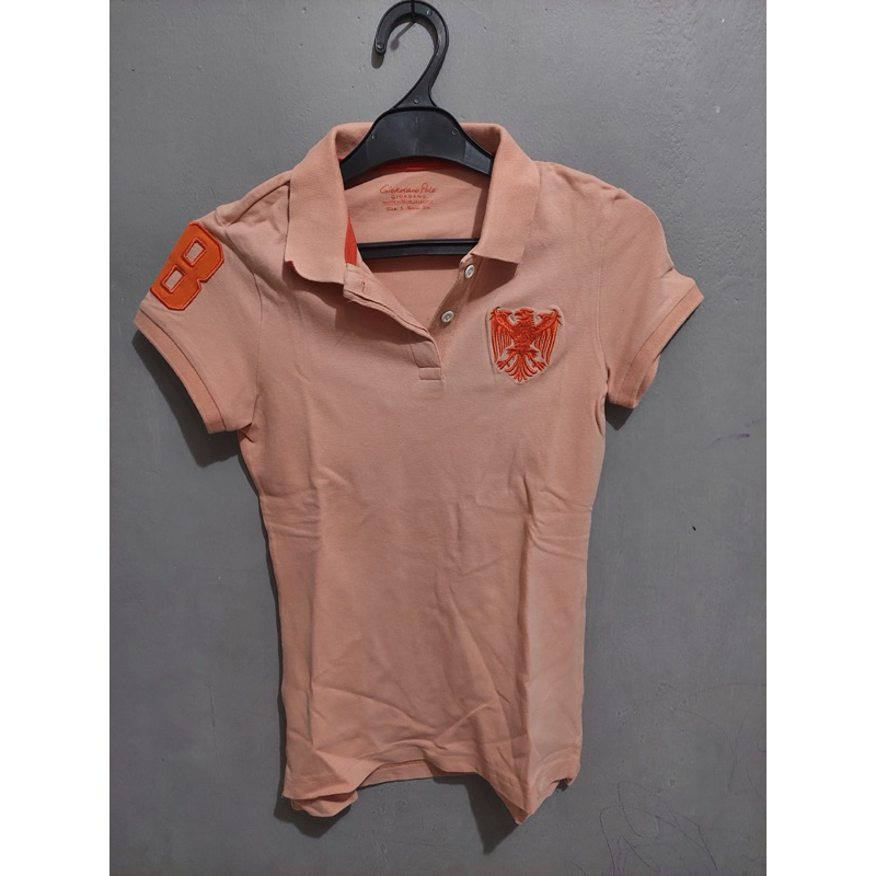 preloved kaos polo Giordano - flies - ocean pacific