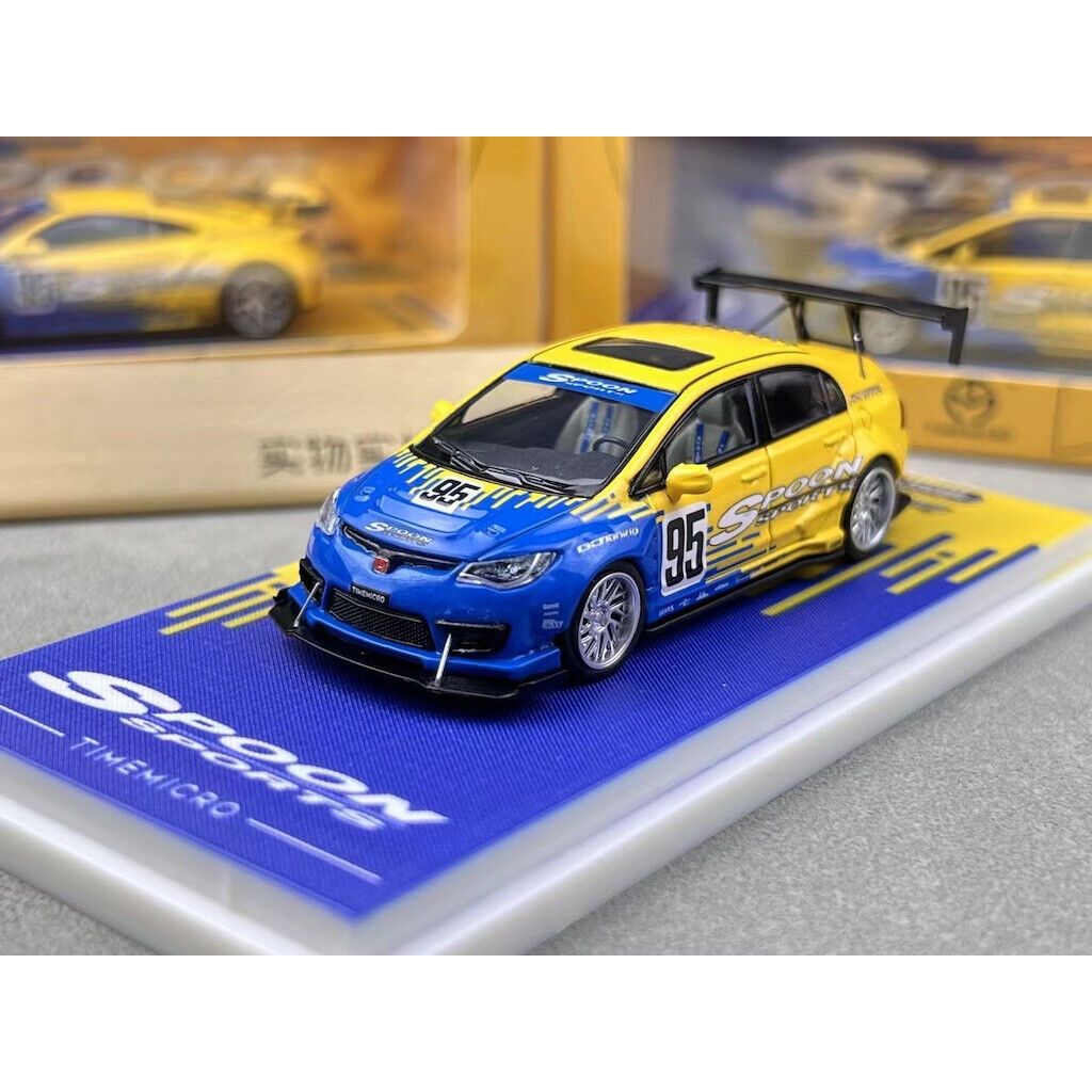 Time Micro 1:64 Honda Civic Spoon Racing Team FD2 Mugen Type R Race Edition Limited Edition