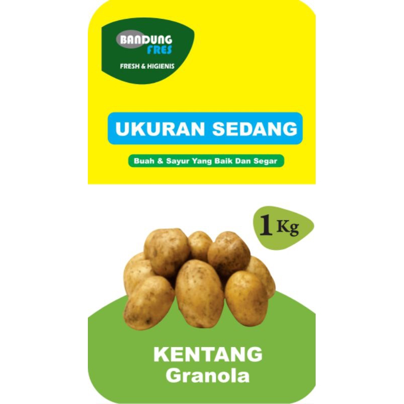 

Kentang Segar [ ukuran DN mini 1 Kg ]
