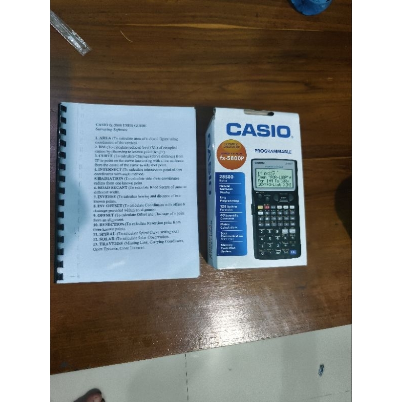 

Casio fx-5800p