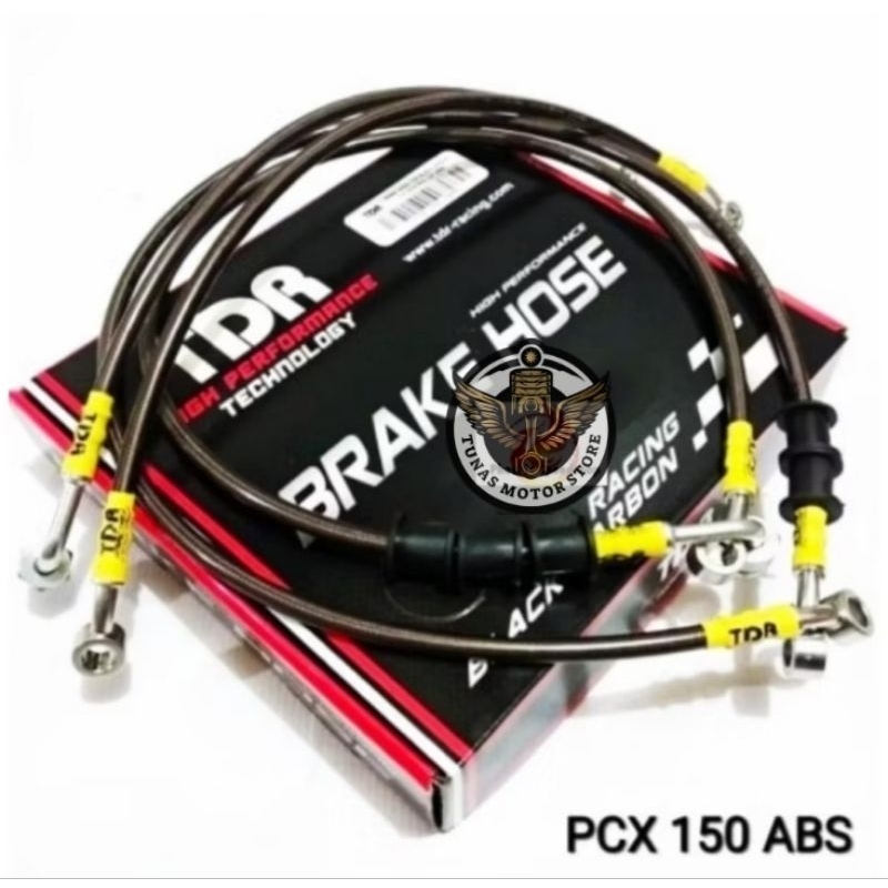 SELANG REM TDR PCX 160 ABS CBS CARBON SILVER SELANG REM TDR VARIO 160 ABS
