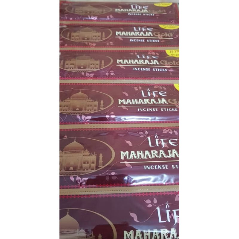 Dupa Hio Maharaja Gold Plastik Renteng Isi 35 Batang by Darshan Life India